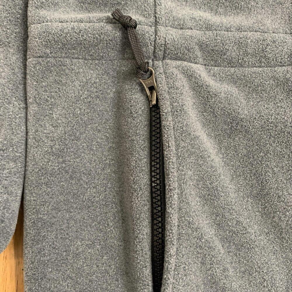 LL Bean Jacket Womens Medium Gray Sweater Fleece Full Zip Pockets Outdoo… - Picture 5 of 8